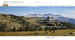 Desktop Screenshot of bikesportparts.de
